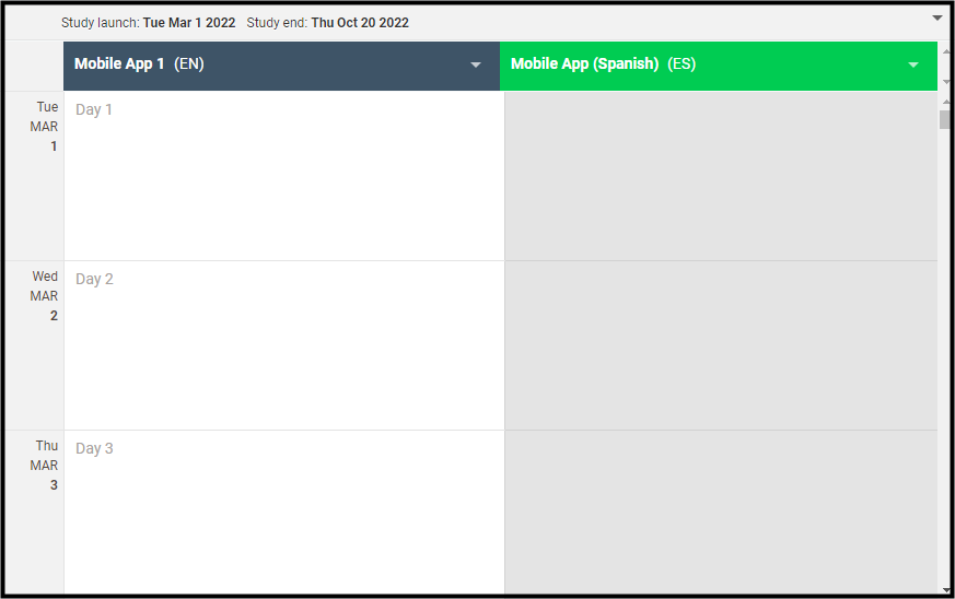 Multiple segments show in the scheduler